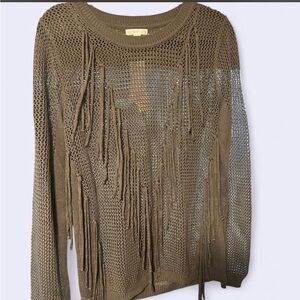 New York & Company Gray Knit Sweater